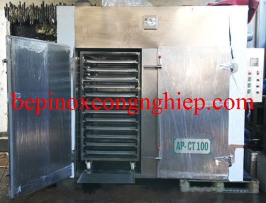 Tủ sấy khay inox công nghiệp