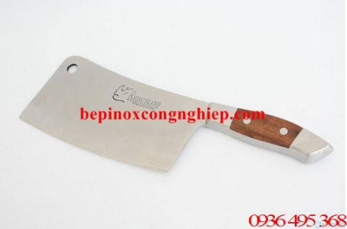 Dao chặt inox cán ốp gỗ